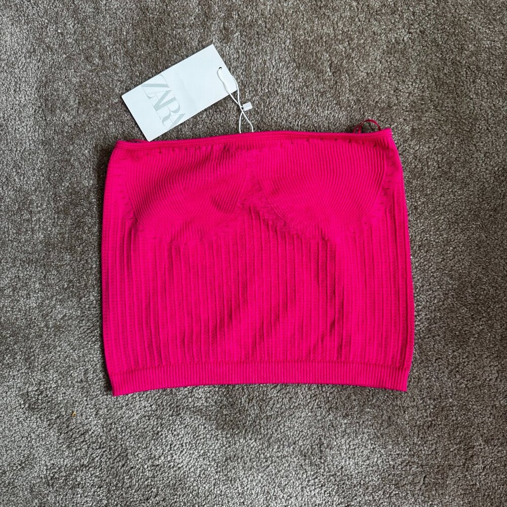 brand new Zara pink tube top